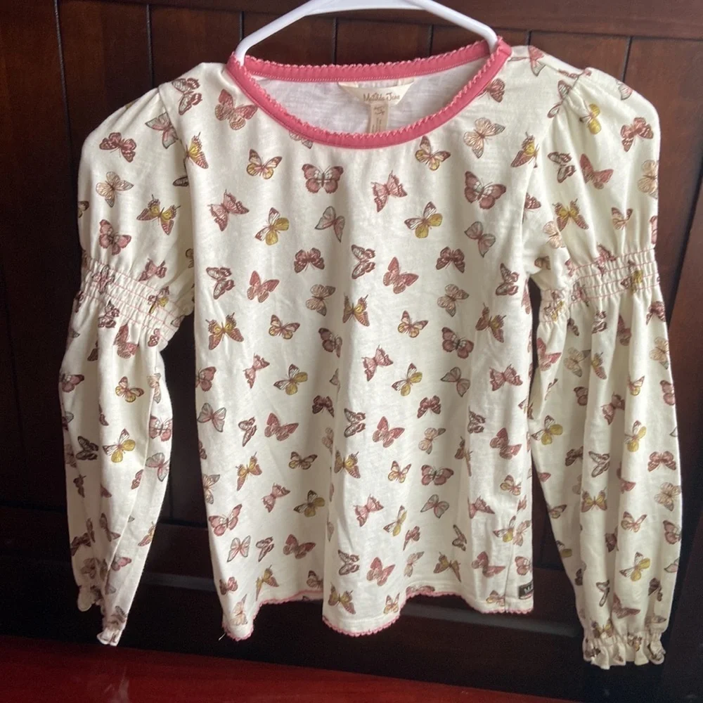Matilda Jane - Fall Flutter Butterfly Long Sleeve Tee